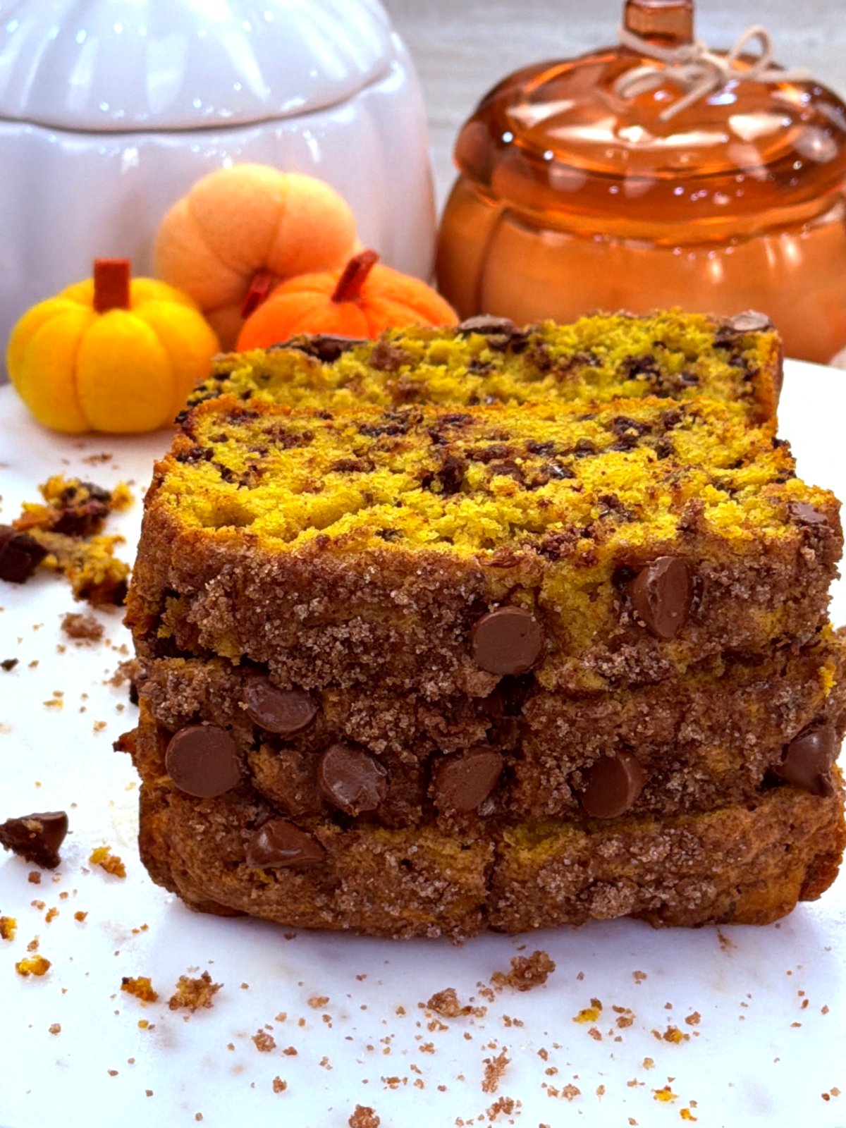 Pumpkin Chocolate Chip Bread